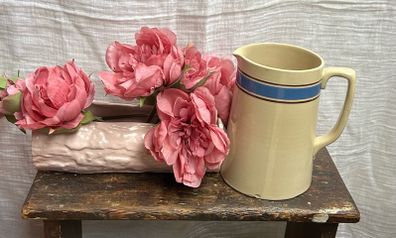 Early Carrigware /Carrigaline Pottery Banded Jug