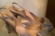 Nude / Champagne Slingback Shoes