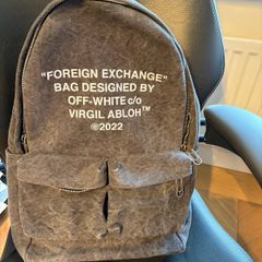 Off white foreign exchange backpack