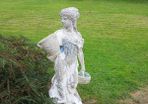 Stone garden statue