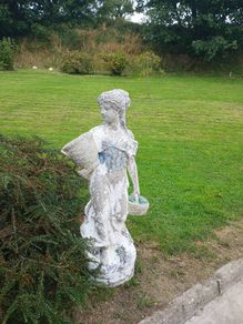 Stone garden statue