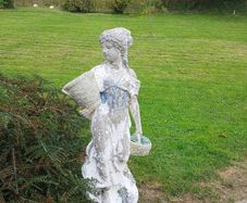 Stone garden statue