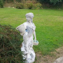 Stone garden statue