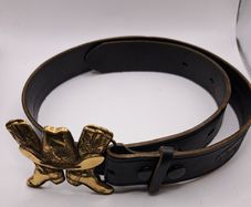 Vintage cowboy logo belt
