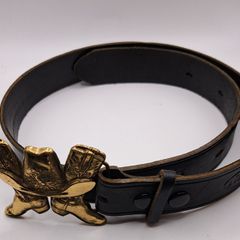 Vintage cowboy logo belt