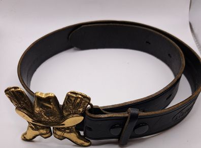 Vintage cowboy logo belt