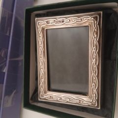 Irish Silver Miniature Photo  Frame