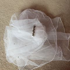 Communion Veil with Crystals