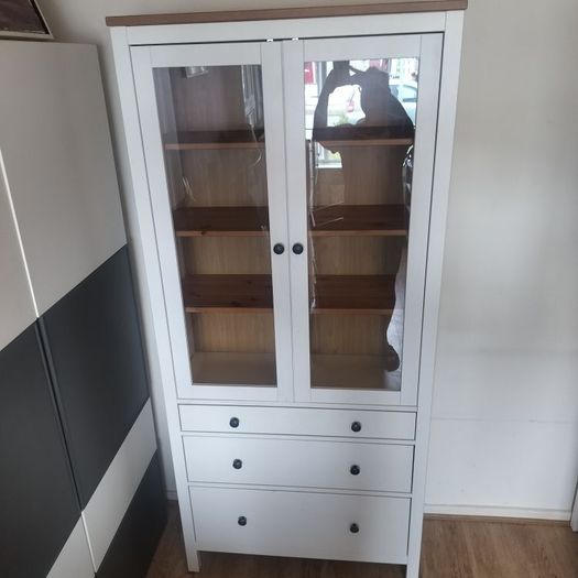 Glass cabinet Hemnes