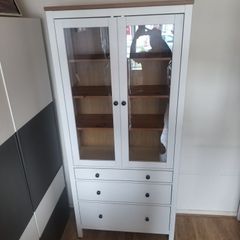 Glass cabinet Hemnes