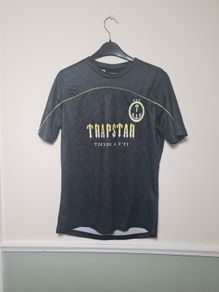 Trapstar Football Jersey T Shirt Size Xs Extra Small Black