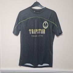 Trapstar Football Jersey T Shirt Size Xs Extra Small Black