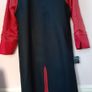 Designer red fully lined warm trench raincoat Image 7