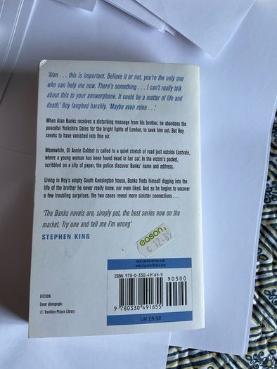 12 x Peter Robinson DCI BANKS crime series no 7 and 13 to 25 or individual