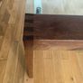 Wood and glass dining table Image 7