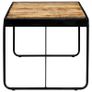 Dining Table 180x90x76 cm Solid Rough Mango Wood Image 3