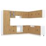 14 Piece Kitchen Cabinet Set Artisan Oak Image 2