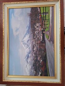 Large framed picture of Croagh Patrick/Westport