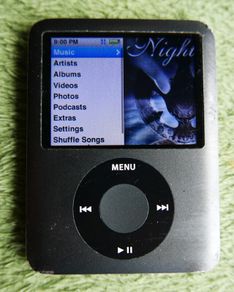Apple A1236 iPod Nano 3rd Generation 8GB Black Music Player
