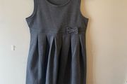 M&amp;S grey pinafore (new) age 8-9