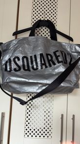 DSquared2 metallic travel/duffel bag
