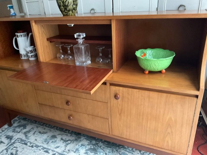 Mid century teak side board in VGC