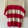 Blarney Ireland pink white light ladies top size 14 Image 5
