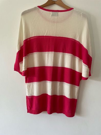 Blarney Ireland pink white light ladies top size 14