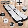 Inflatable Gymnastics Mat 1/2/3/4/5/6 M Tumbling Mat 10/15/20 CM Thick with Electric Air Pump for Home Gym Yoga Pilates Water Fun Image 3