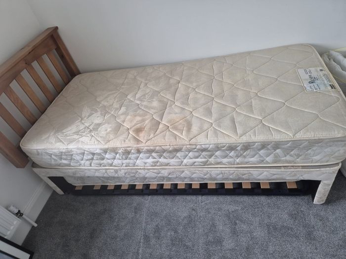 single bed with pullout bed