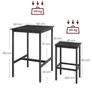 1 x Bar Table 2 x Bar Stool Image 4