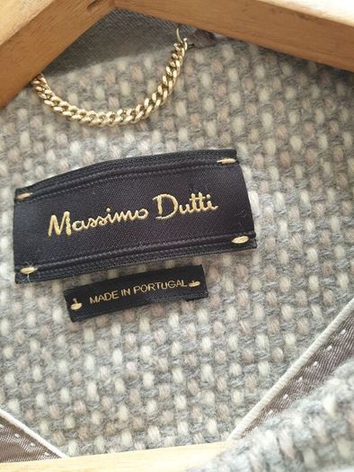 Massimo Dutti Wool Rich Coat Size Medium