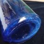 blue glass, vintage bottle, vintage apothecary bottle, vintage chemist bottle Image 4