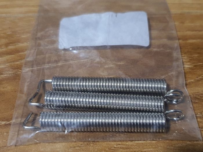 Guitar springs for Floyd Rose type bridge
