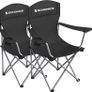 NEW SALE | Set of 2 Folding Camping Chairs, Comfortable, Heavy Duty Structure, Max. Load Capacity 150 kg, with Cup Holder, Outdoor Chair Image 3