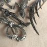 Marcasite silver brooch collection Image 2