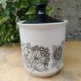 Vintage pottery storage jar Image 4