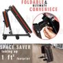 FREE EXPRESS SHIPPING Adjustable Weight Bench, Multifunction Folding Weight Bench with 7 Adjustable Positions & 2 Training Straps, Home Gym Weight Bench Image 2