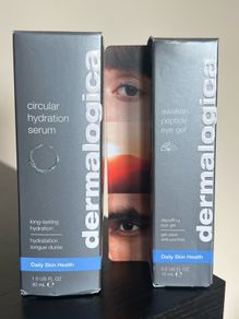 dermalogica awaken peptide eye gel and dermalogica circular hydration serum BNIB
