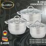 Brand New 3  Induction Cookware Set with Glass Lids Image 6