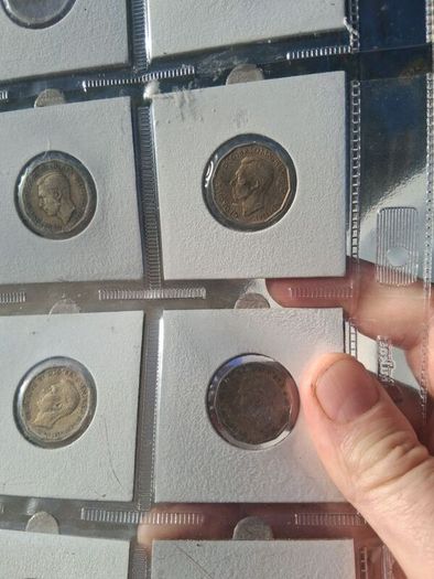 Full Set Of English Three Pence Coins(1937-1967)