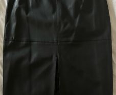 River Island Faux Leather Skirt