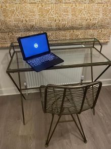 Desk and Chair - Compact computer study use