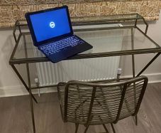 Desk and Chair - Compact computer study use