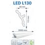 LED Coving Moulding L130  24m 12 Lengths Image 2