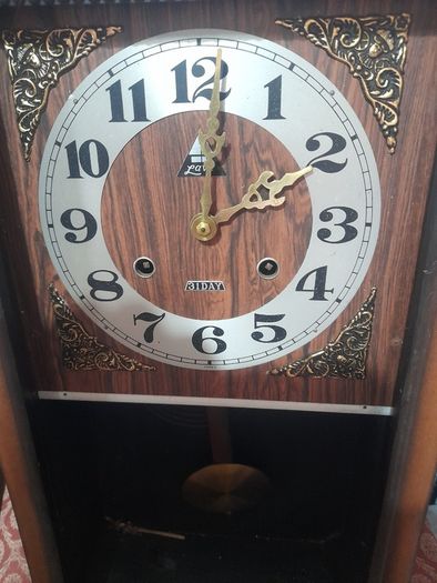 Two Vintage Clocks for parts or turn the cases into Displays for Jewellry etc, springs are good in the clock in first photo