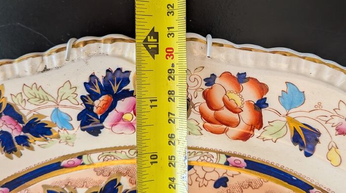 Vintage Mason's Ironstone Mandarin Oval Platter / Large Serving Dish