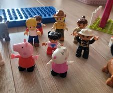 big box of Lego Duplo and bricks