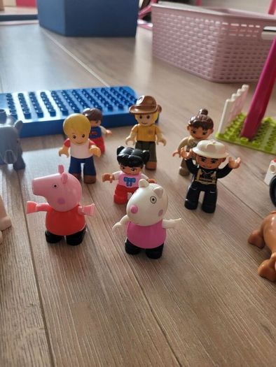 big box of Lego Duplo and bricks