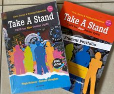 Junior Cycle CSPE Hugh Holmes & Robert Clougher  Take a Stand Textbook and Portfolio